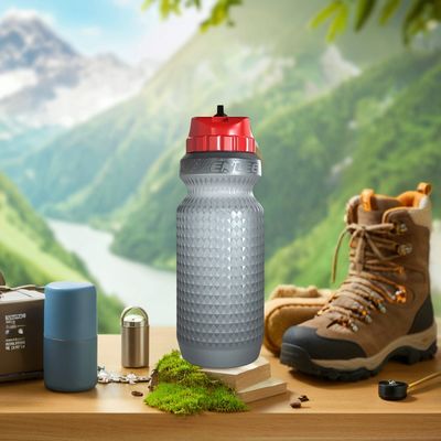 650ml Kapazität Dauerhafter Wasserkessel für Outdoor-Sportarten Portable Mountain/Road Bike Wasserflasche