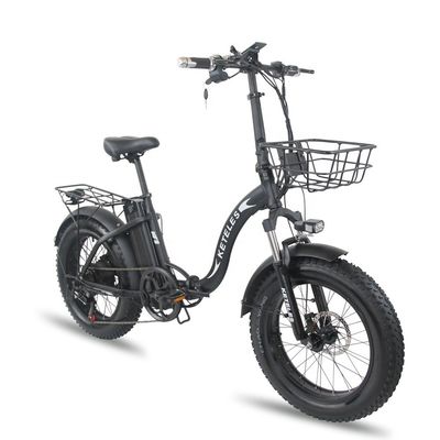 EU-Lager 1000W 20x4.0 Fettreifen Klappfahrrad mit 48V 18Ah Lithiumbatterie