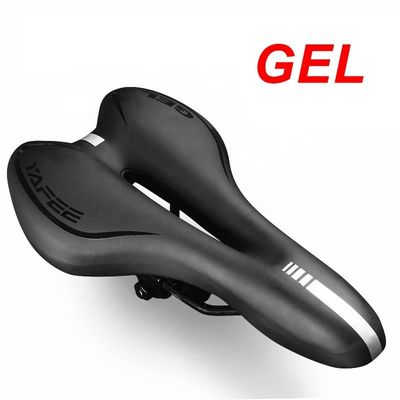 Bequeme, stoßfeste Fahrradsattel mit Silikonkissen und PU-Lederoberfläche