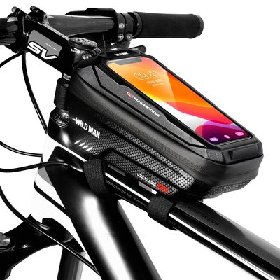 Wasserdichtes 6.6in Telefongehäuse Touchscreen-Tasche für MTB Pack 1L Kapazität Fahrradzubehör