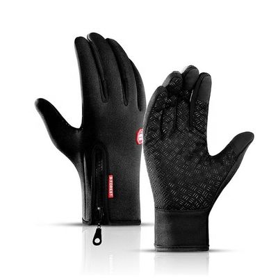 Unisex-Touchscreen Winterradhandschuhe Warme Vollfingerhandschuhe für Radfahren Skifahren