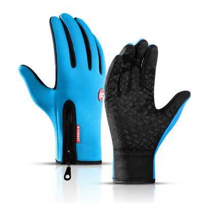 Unisex-Touchscreen Winterradhandschuhe Warme Vollfingerhandschuhe für Radfahren Skifahren