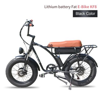 20-Zoll-Fettreifen-Elektrofahrrad mit 23AH Batteriekapazität und 7-Gang-Ausrüstung auf Lager in der EU