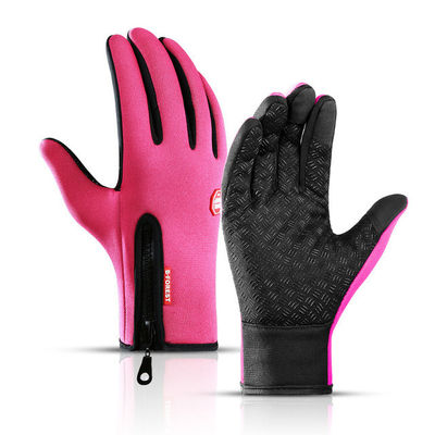 Unisex-Touchscreen Winterradhandschuhe Warme Vollfingerhandschuhe für Radfahren Skifahren
