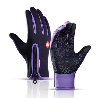 Unisex-Touchscreen Winterradhandschuhe Warme Vollfingerhandschuhe für Radfahren Skifahren