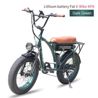 20-Zoll-Fettreifen-Elektrofahrrad mit 23AH Batteriekapazität und 7-Gang-Ausrüstung auf Lager in der EU