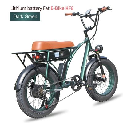 20-Zoll-Fettreifen-Elektrofahrrad mit 23AH Batteriekapazität und 7-Gang-Ausrüstung auf Lager in der EU
