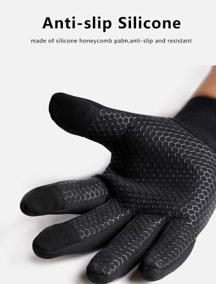 Schwarze Fahrradhandschuhe für Männer und Frauen