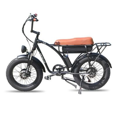 23AH Batteriekapazität 1000W 2000W Motor 20 Zoll Fat Bike Elektrofahrrad kundenspezifische Unterstützung