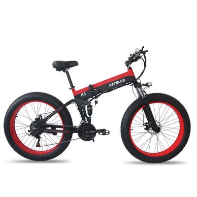 15AH Batterie 26x4.0 Zoll Elektrofahrrad mit starkem 1000W-Motor und 7-Gang