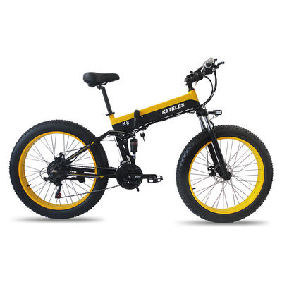 15AH Batterie 26x4.0 Zoll Elektrofahrrad mit starkem 1000W-Motor und 7-Gang