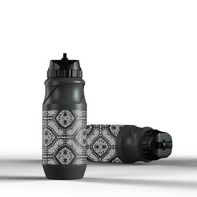 Nahrungsmittel-Silikon mehrfarbige Fahrradflasche 215*80*80 mm Kapazität 650ml Outdoor-Übung