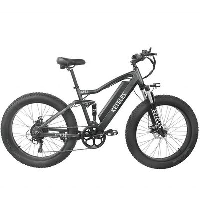 Aluminium-Legierungsrahmen 48V 13AH Lithiumbatterie Fettreifen Elektrofahrrad mit 1000W Motor