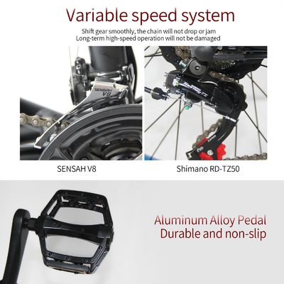 Aluminium-Legierungsrahmen 48V 13AH Lithiumbatterie Fettreifen Elektrofahrrad mit 1000W Motor