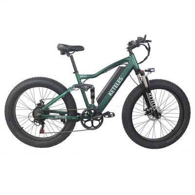 Aluminium-Legierungsrahmen 48V 13AH Lithiumbatterie Fettreifen Elektrofahrrad mit 1000W Motor
