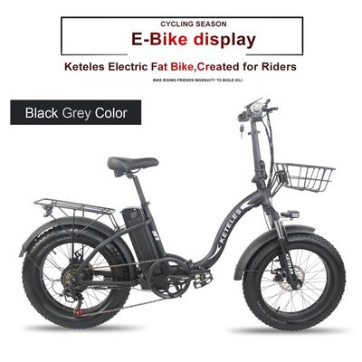 EU Stock 250W Motor 15AH Lithiumbatterie Klapp E-Bike mit und 20x4.0 Zoll Fettreifen