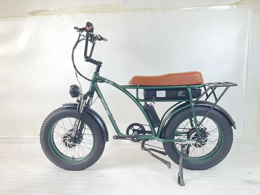 2000 Watt Dual-Motor-Elektrofahrrad mit Hinterhub-Motorposition und 3 Stunden Ladezeit