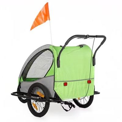 2021 Aluminium Bike Baby Trailer für Kinder 2 Halter MTB 14 'Vorderrad und 20' Hinterräder