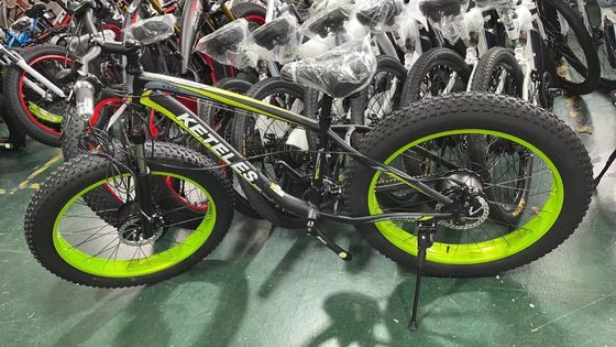 EU-Lagerplattenscheibenbremse 72V 2000W Doppelmotor 23AH Lithiumbatterie 26&quot;x4.0&quot; Fettreifen Elektrofahrrad