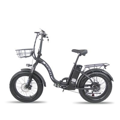 EU-Lager 1000W 20x4.0 Fettreifen Klappfahrrad mit 48V 18Ah Lithiumbatterie