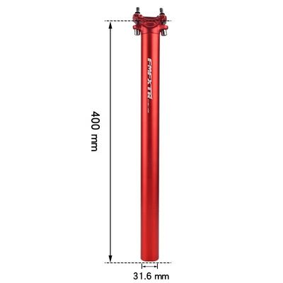 27.2/30.9/31.6*400mm Aluminium Doppelnagel gerade Rohr für Mountainbike Sitzrohr