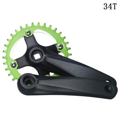 Fahrradkurbel 104BCD 152mm Nichtintegrierte Kurbel 32/34/36/38t in Schwarz/Blau/Grün/Rot