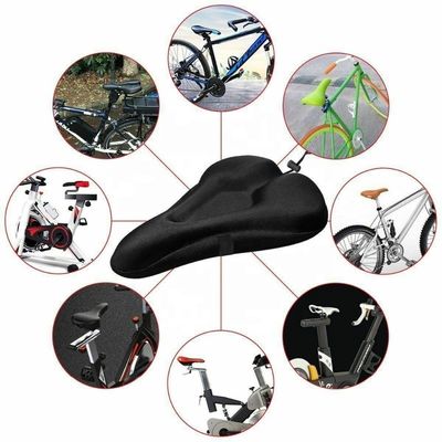 Atmungsaktive Silikon Fahrrad Sattel Soft Gel Pad Kissen Abdeckung für Mountainbike
