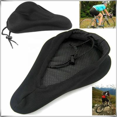 Atmungsaktive Silikon Fahrrad Sattel Soft Gel Pad Kissen Abdeckung für Mountainbike