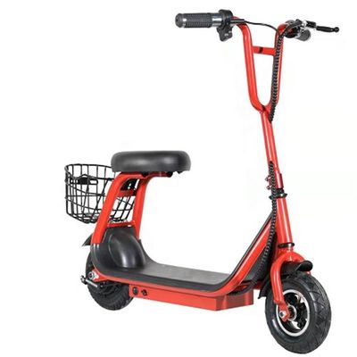 8 Zoll Elektroroller mit Korb und Sitz Maximalgeschwindigkeit 15 km/h Reichweite pro Ladung 8-10 km