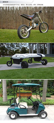 Elektro-Cropper Flüssigluftkühlung 3KW Elektro-Golf-Auto-Motorroller-Kit Dreirad-Stil 48V 72V