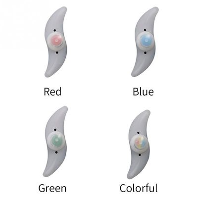 1 x Knopfbatteriebetriebene JWA Silicone Bike Light Frame für farbenfrohes und lustiges Radfahren