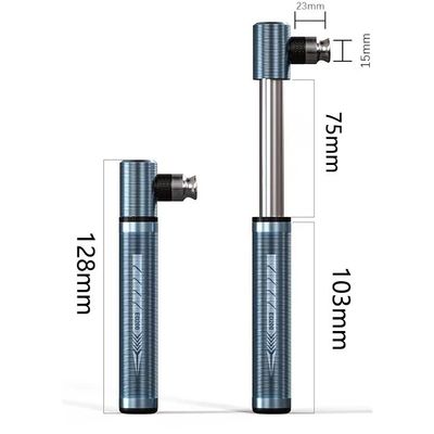 14.5*7.2*4.1cm Mini Universal Aluminium Alloy Bike Pump mit AV FV und Schrader Ventil
