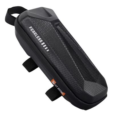 WEST BIKING 1-1.5L Fahrradtasche wasserdichte EVA-Harde Schale und 145g für Fahrradrahmen