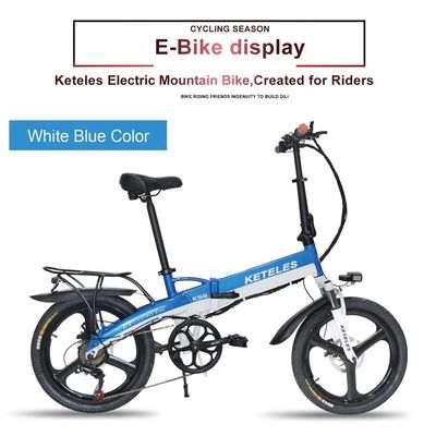 EU-Markt 20-Zoll-Falt-Elektrofahrrad mit 36-Volt-250-Watt-Motor und 10-AH-Lithiumbatterie