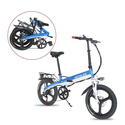 48V 350W 10AH Elektrofahrrad mit 20 Zoll Klapprahmen und 31-60km Reichweite pro Leistung