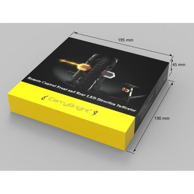 Wireless Fernbedienung LED-Richtungsanzeiger Fahrrad Warnlicht für Pendler