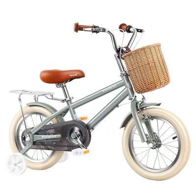 Stahlgabel Kinder Training Rad Fahrrad für Mädchen und Jungen 2-7 Jahre Laufen Radfahren