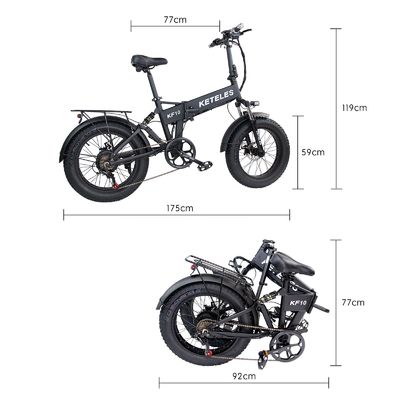 All-Terrain 1000W 13AH Elektrofahrrad mit 20x4.0 Zoll Fettreifen und schneller Ladezeit