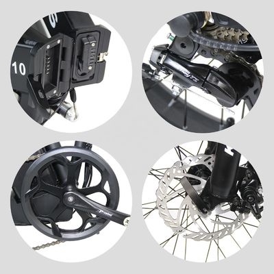 All-Terrain 1000W 13AH Elektrofahrrad mit 20x4.0 Zoll Fettreifen und schneller Ladezeit