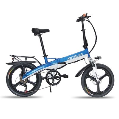 48V 350W 10AH Elektrofahrrad mit 20 Zoll Klapprahmen und 31-60km Reichweite pro Leistung