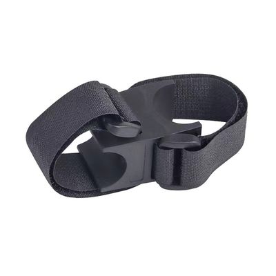 Schwarze Fahrrad LED-Torche Rotation Halter Taschenlampe Stand für 28-40mm Fahrrad Licht