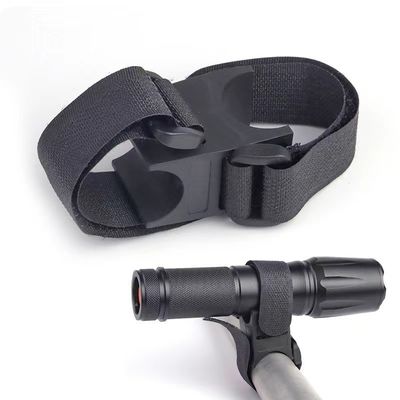 Schwarze Fahrrad LED-Torche Rotation Halter Taschenlampe Stand für 28-40mm Fahrrad Licht