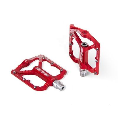 2021 ENLEE Rot/schwarze Aluminiumlegierung Ultraleichte Pedalle für Mountain Bike Road Bike