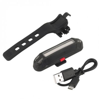 USB Wiederaufladbare Fahrradschwanz-Komet-LED-Lampe für ABS-PC Montage Platzierung Sitzpfosten