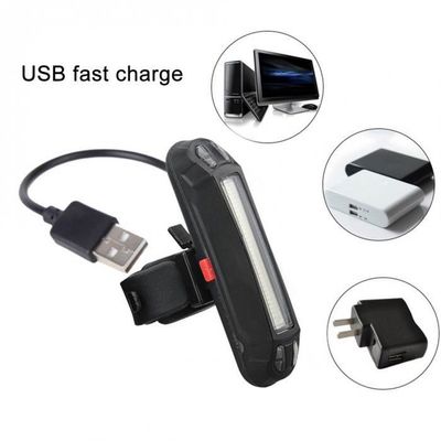 USB Wiederaufladbare Fahrradschwanz-Komet-LED-Lampe für ABS-PC Montage Platzierung Sitzpfosten