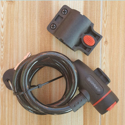 Anti-Diebstahl-Fahrrad-Sicherheitsschließung Edelstahlkabel Spirale Für Schloss Motorrad Fahrrad MTB-Fahrrad mit 2 Schlüssel