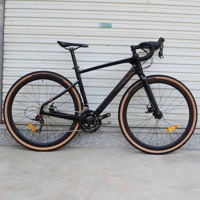 Carbon Frame Gravel Bike 700C*40C 11 Geschwindigkeit APEX Hydraulische Scheibenbremse für Straßenrennen