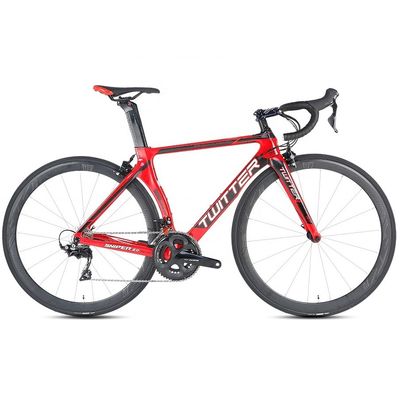 16 Speed Carbon Road Bike R2000-700C Vollkarbonfaser Rennrad mit 1,7m Länge
