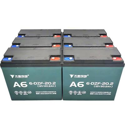 12V20.2Ah 6-DZF-20.2 Trocken aufgeladen versiegelte GEL-Blei-Säure-Batterie für elektrisches Skateboard
