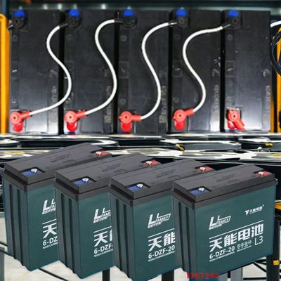 12V20.2Ah 6-DZF-20.2 Trocken aufgeladen versiegelte GEL-Blei-Säure-Batterie für elektrisches Skateboard